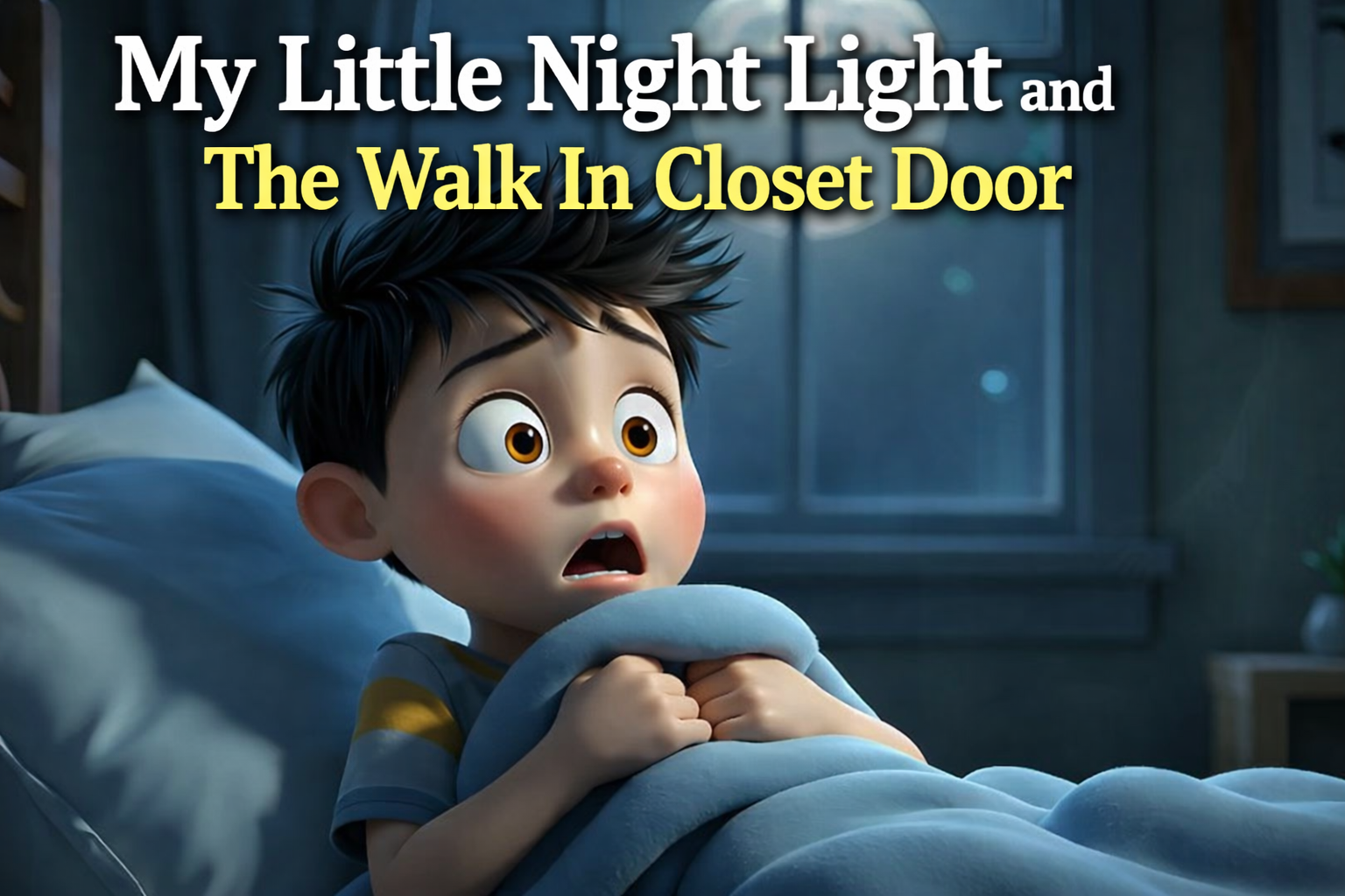 Short Film: Frightened boy with nightlight